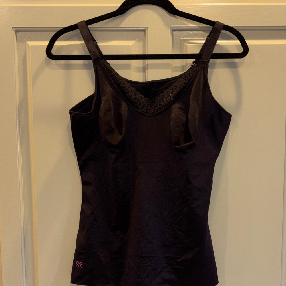 Ruby Ribbon black lace Camisole